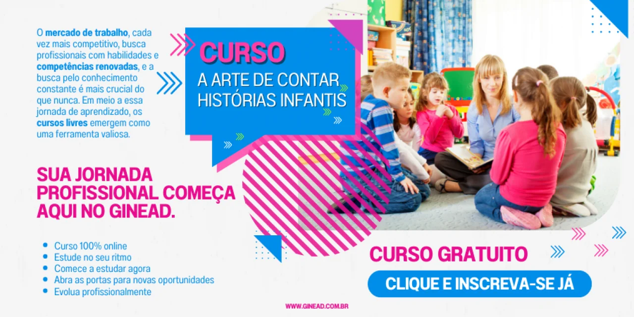 Curso Online Grátis A Arte de Contar Histórias Infantis